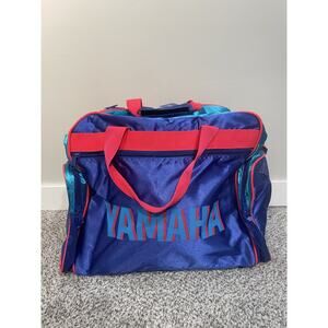 Vintage Yamaha Motocross Gear Duffel Travel Bag 1990’s Retro Jet ski Snowmobile